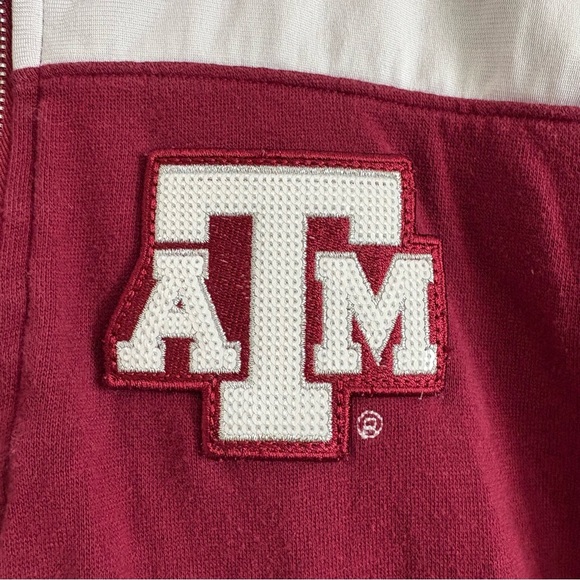🏈 Victoria’s Secret Pink Texas A&M Aggies Football Sequin Sweater- size L - Picture 3 of 7